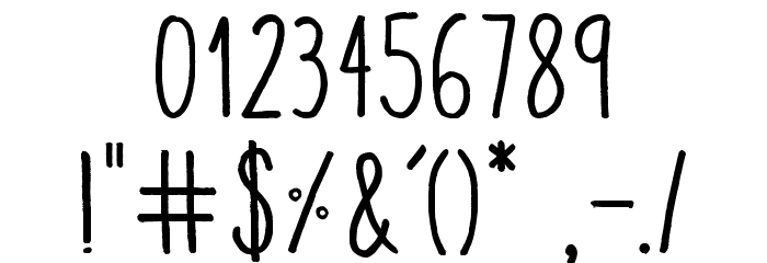 AracneCondensedRegular Font OTHER CHARS