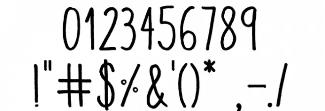 AracneCondensedRegular Font OTHER CHARS