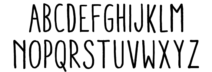 AracneCondensedRegular Font LOWERCASE