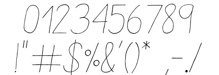 AracneLight-Italic Font OTHER CHARS