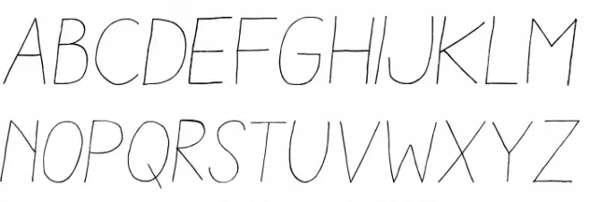 AracneLight-Italic Schriftart Groß