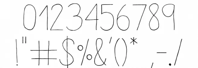 AracneLight Font OTHER CHARS