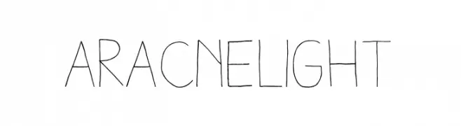 AracneLight  font caratteri gratis