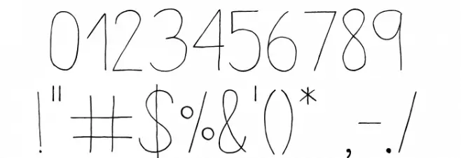 AracneLight Font OTHER CHARS