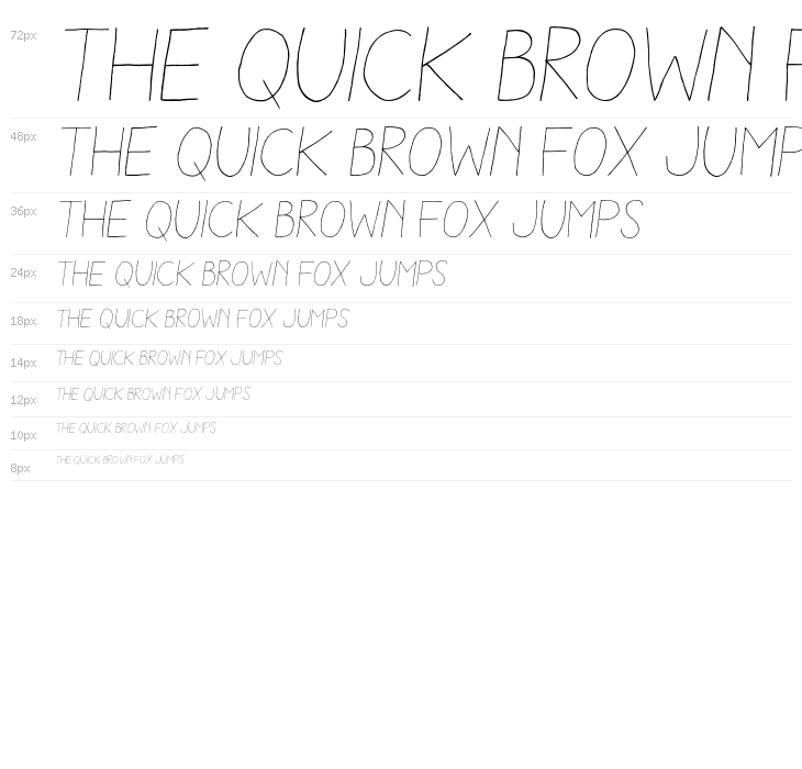 AracneLightItalic Waterfall