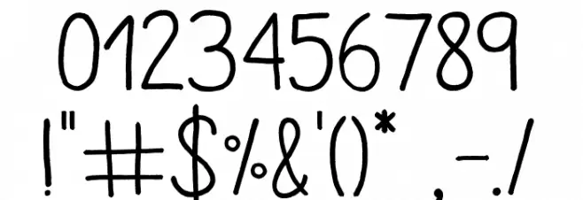 AracneRegular Font OTHER CHARS