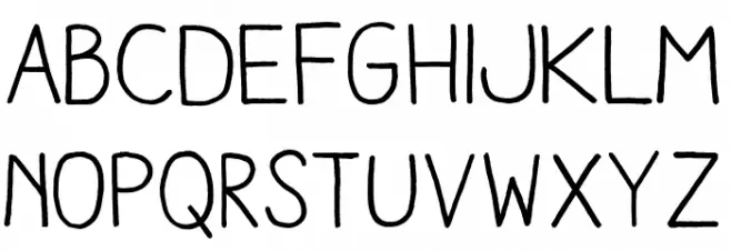 AracneRegular Font UPPERCASE
