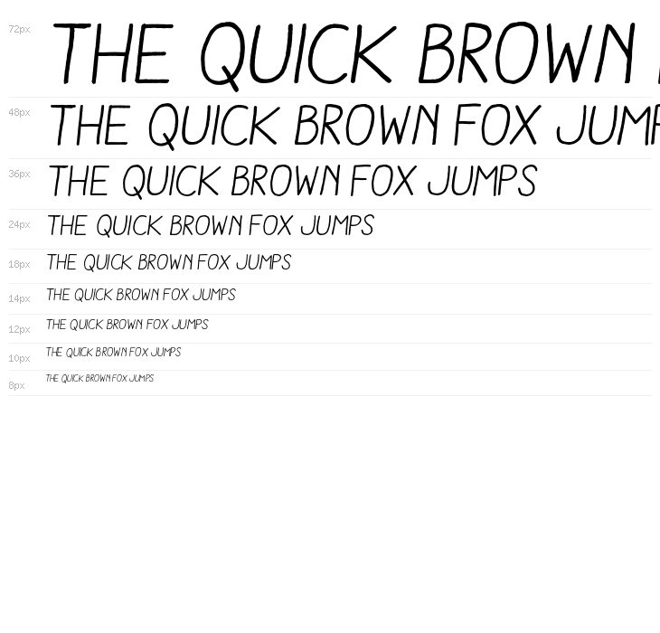 AracneRegularItalic Waterfall