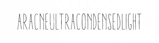 AracneUltraCondensedLight 