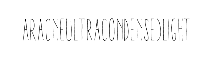 AracneUltraCondensedLight  Descarca Fonturi Gratis