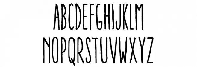 AracneUltraCondensedRegular Schriftart Kleinbuchstaben