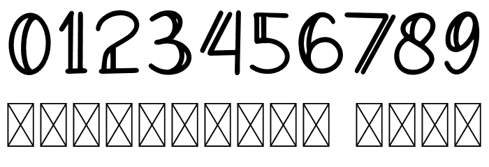AradevaDemoRegular Font OTHER CHARS