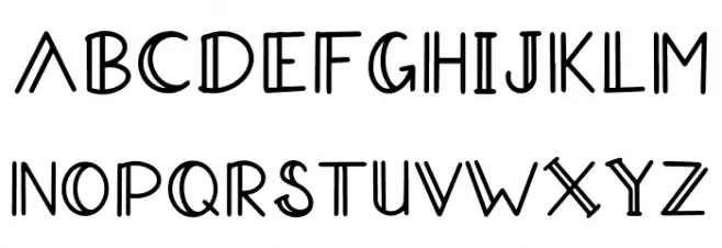 AradevaDemoRegular Schriftart Groß