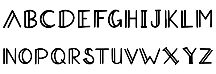 AradevaDemoRegular Font LOWERCASE