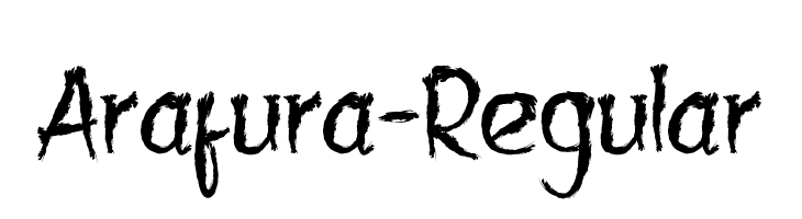 Arafura-Regular  font caratteri gratis