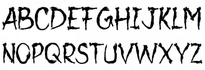 Arafura-Regular Font Litere mari