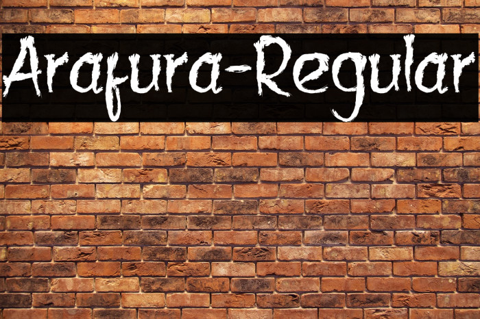 Arafura-Regular Example 1