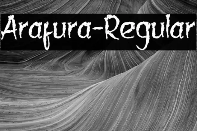 Arafura-Regular Font examples