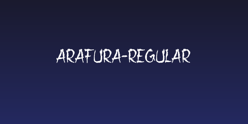 Arafura-Regular Social Header