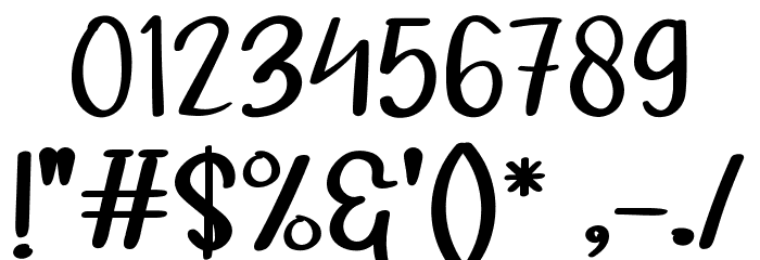 Aragel Font OTHER CHARS
