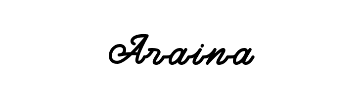 Araina  免费字体下载