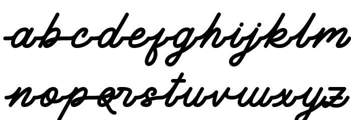 Araina Font LOWERCASE