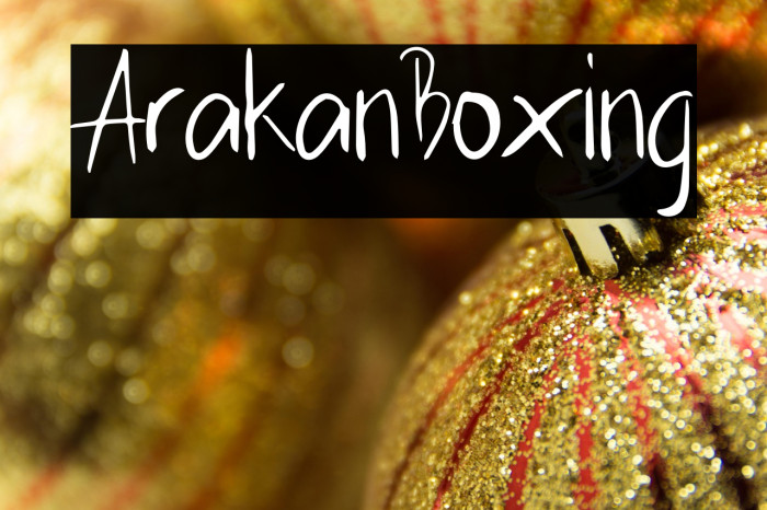 Arakan Boxing Example 2