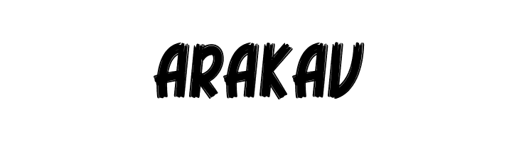 Arakav  font caratteri gratis