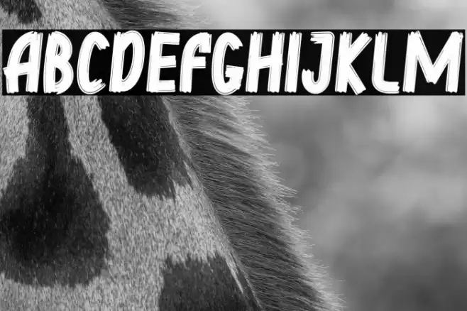 Arakav Font examples