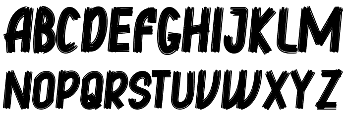 Arakav Font LOWERCASE
