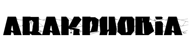 Arakphobia  フリーフォントのダウンロード