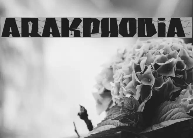 Arakphobia Font examples
