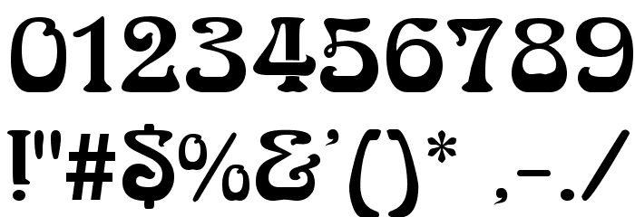 Aralgish Normal Font OTHER CHARS