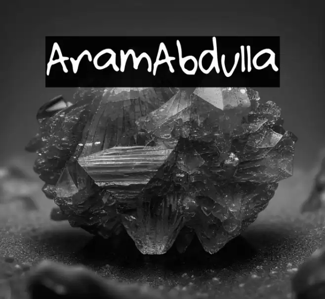 AramAbdulla Шрифта examples