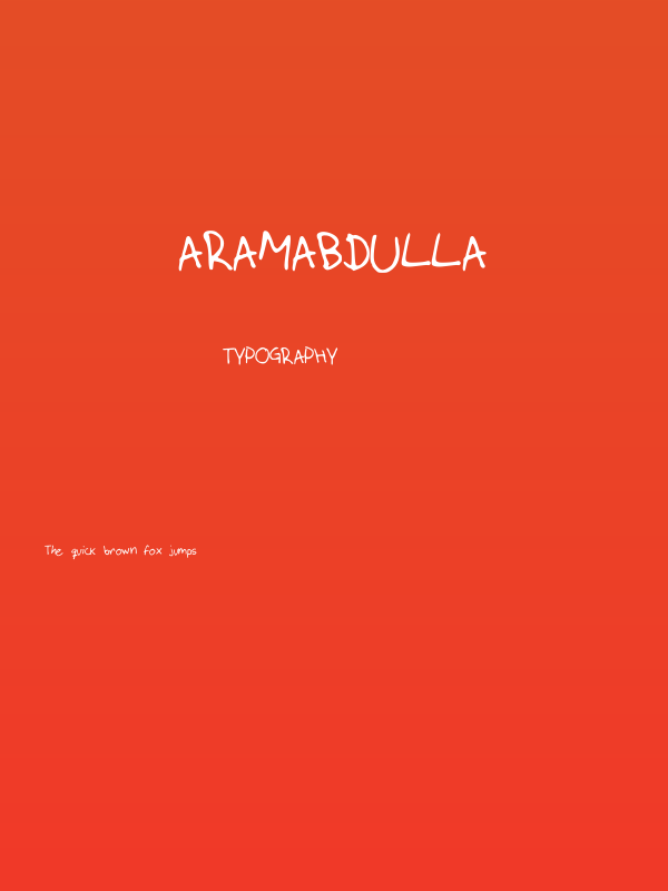 AramAbdulla Poster