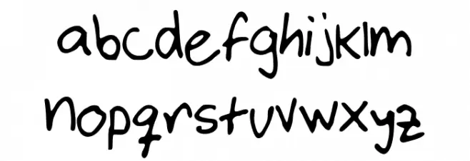 AramAbdulla Шрифта строчной