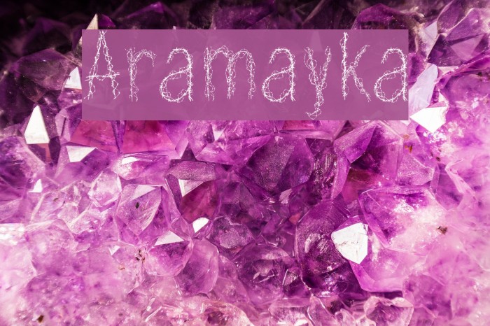 Aramayka Font examples