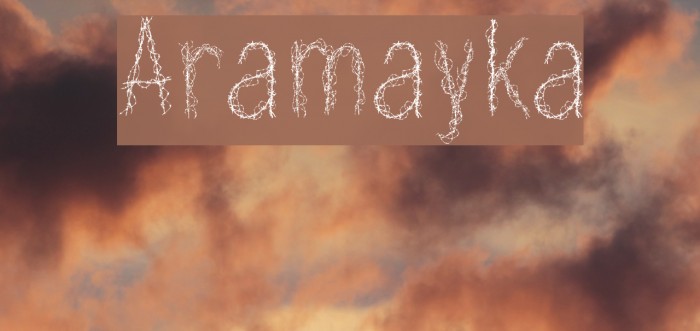 Aramayka Font examples