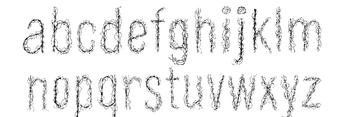 Aramayka Font LOWERCASE
