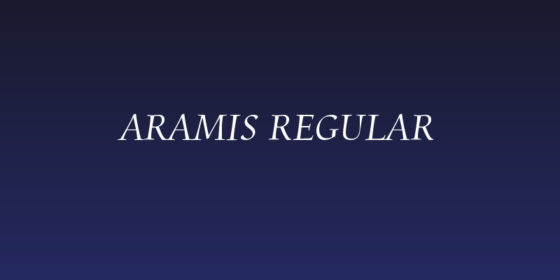 Aramis Regular Social Header