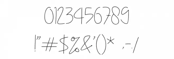 Arandelle2 Font OTHER CHARS