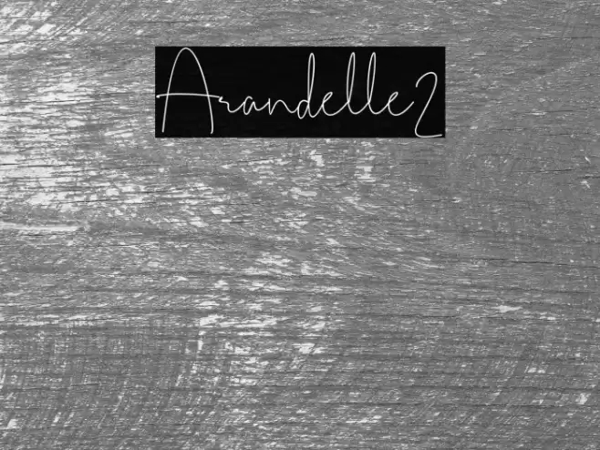 Arandelle2 Font examples