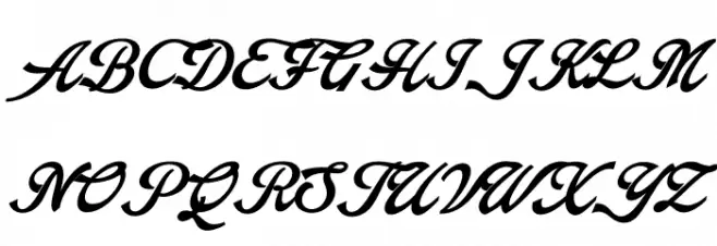 Arando Script PERSONAL USE Bold Italic خط أحرف كبيرة