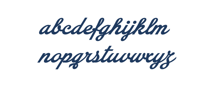 Arando Script PERSONAL USE Bold Italic Lowercase