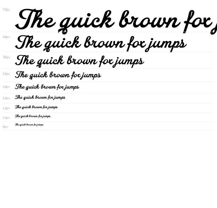 Arando Script PERSONAL USE Bold Waterfall