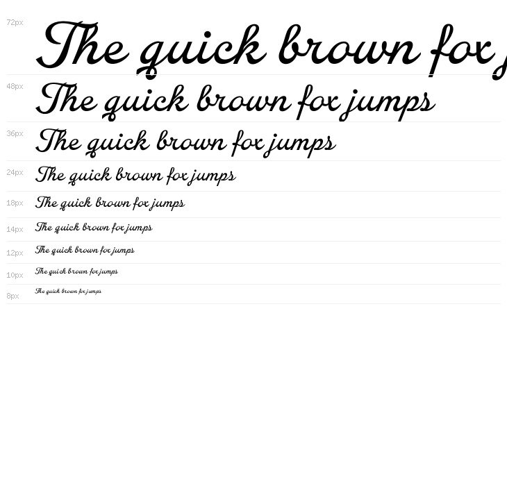 Arando Script PERSONAL USE Regular Waterfall