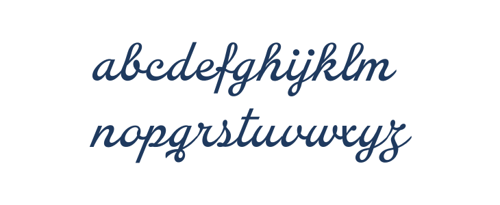Arando Script PERSONAL USE Regular Lowercase