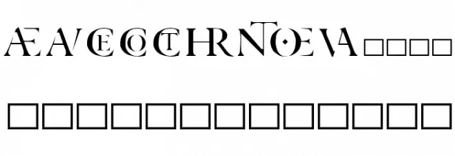 Aranea Imaginative Ligatures Font Litere mari