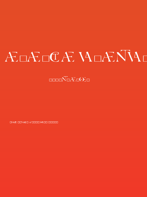 Aranea Imaginative Ligatures Poster