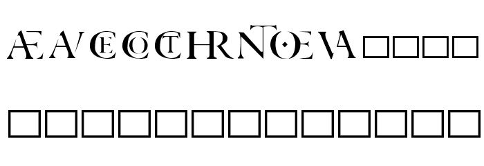 Aranea Imaginative Ligatures Font LOWERCASE